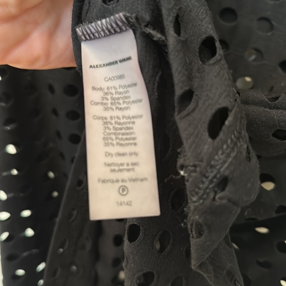 Alexander Wang perforated tee size small - Picture 4 of 4